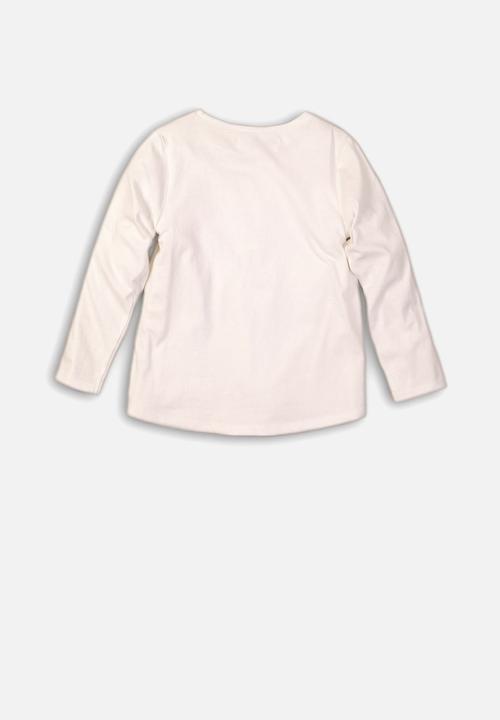 MINOTI - Girls long sleeve top - white