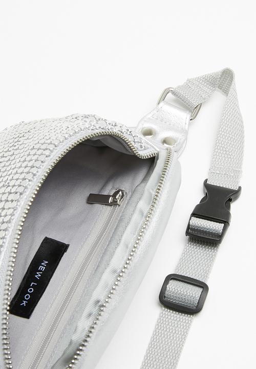 New Look - Chainmail bumbag - silver