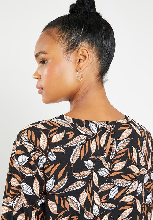 dailyfriday - Printed blouse - black