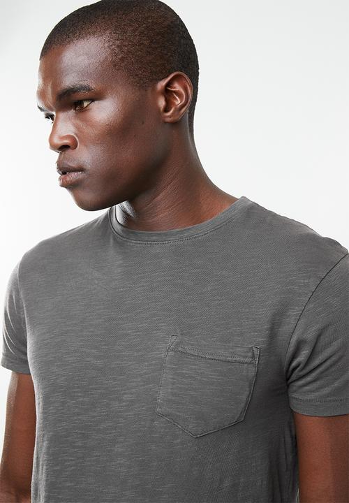 STYLE REPUBLIC - Soft pocket tee - grey