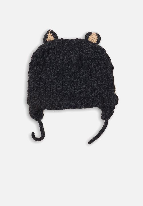 MINOTI - Knitted hat - navy & beige