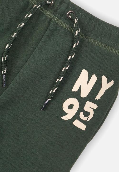 MINOTI - Baby boys jog pant - green 