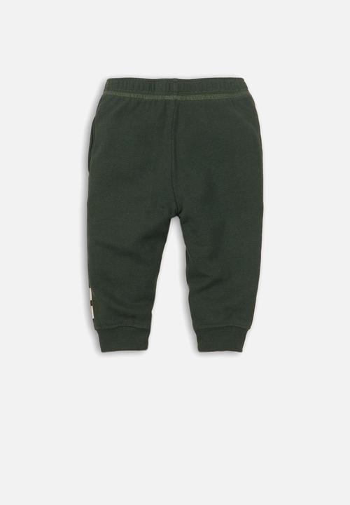 MINOTI - Baby boys jog pant - green 