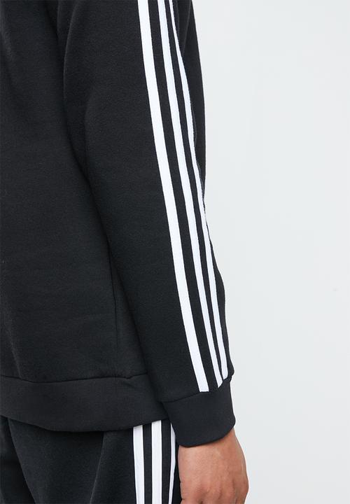 adidas Originals - 3-Stripes crew sweater - black & white