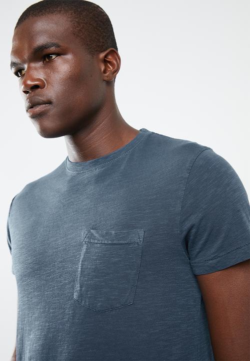 STYLE REPUBLIC - Soft pocket tee - navy