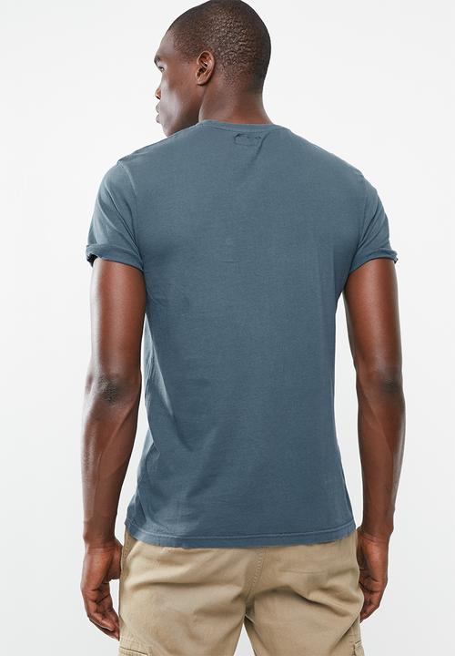 STYLE REPUBLIC - Soft pocket tee - charcoal