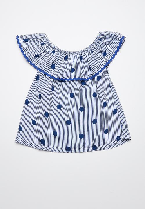 Superbalist - Kids circus woven top - blue