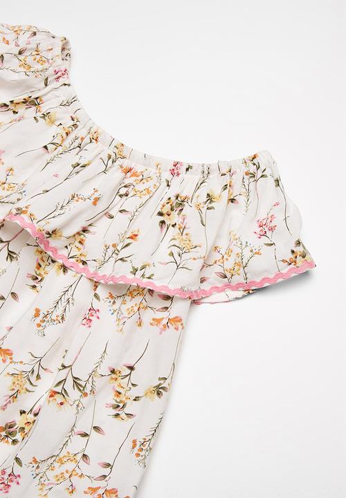 Superbalist - Kids circus woven top - floral multi