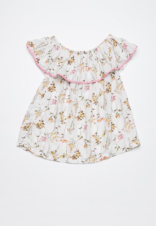 Superbalist - Kids circus woven top - floral multi