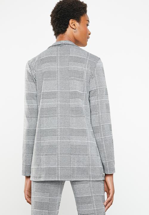 Superbalist - Knit blazer - black & grey  