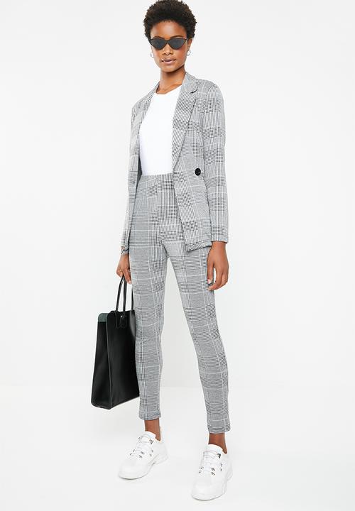 Superbalist - Knit blazer - black & grey  
