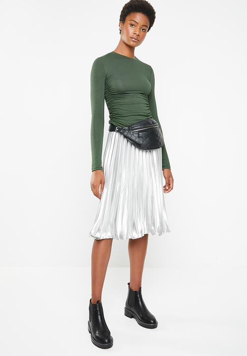 Superbalist - Ruched detail top - khaki green
