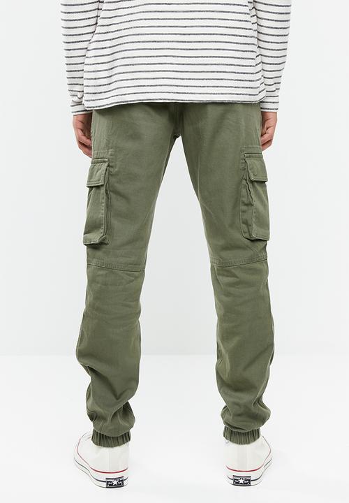Only & Sons - Stage cargo cuffed jogger - khaki