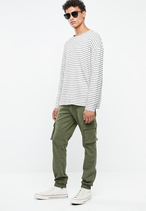 Only & Sons - Stage cargo cuffed jogger - khaki