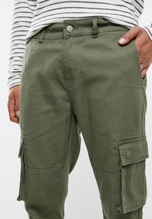 Only & Sons - Stage cargo cuffed jogger - khaki