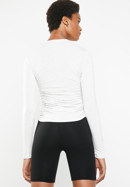 Superbalist - Ruched detail top - grey