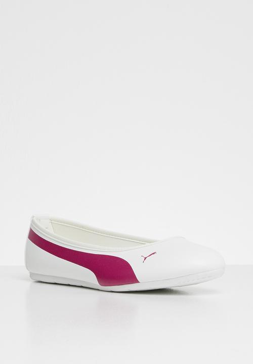 PUMA - Basic ballerina pumps - white