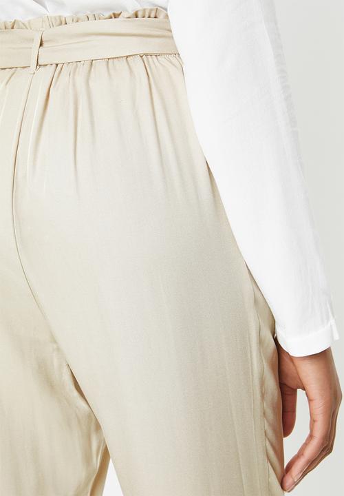 Superbalist - Paperbag straight leg - neutral