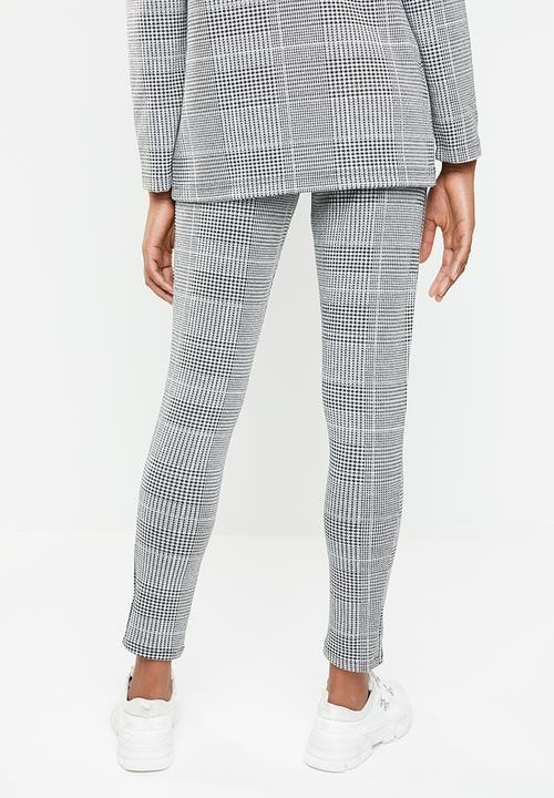 Superbalist - Mid rise tregging - black & white