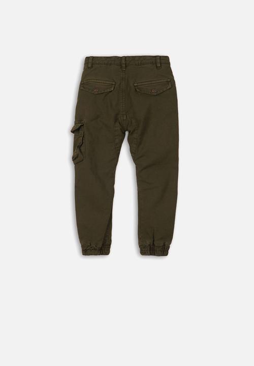 MINOTI - Woven pant - green 