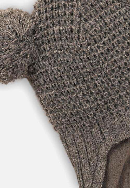 MINOTI - Infants knitted hat - grey marle
