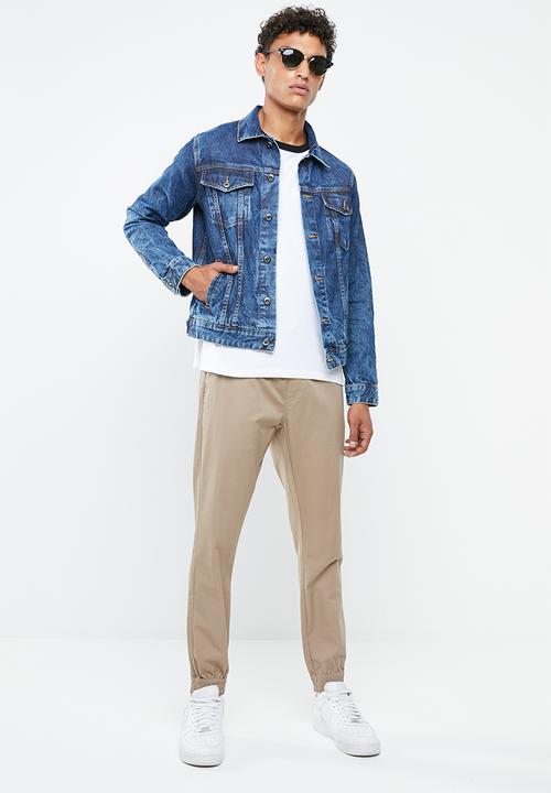 Superbalist - Fashion Slim Denim Trucker Jacket - blue