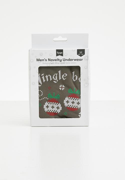 Cotton On - Novelty jingle ball underwear - grey