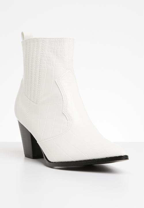 Superbalist - Winona cowboy boot - white