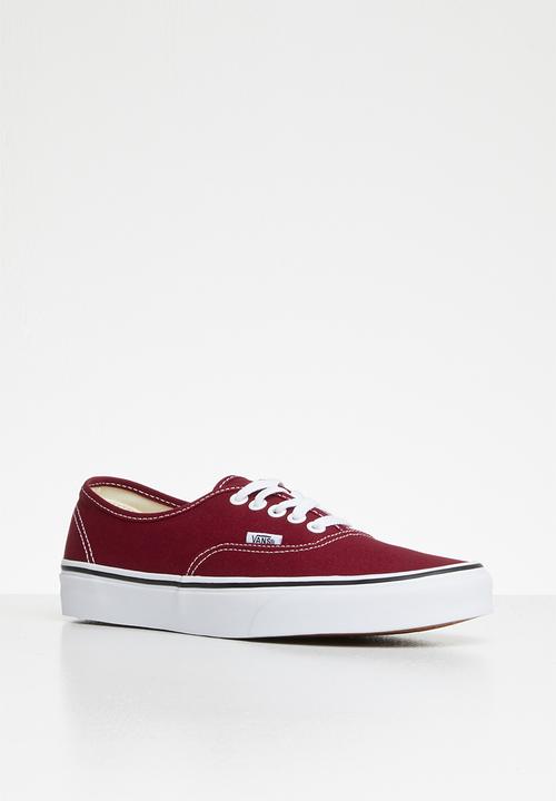 Vans - Vans authentic - rumba red & true white
