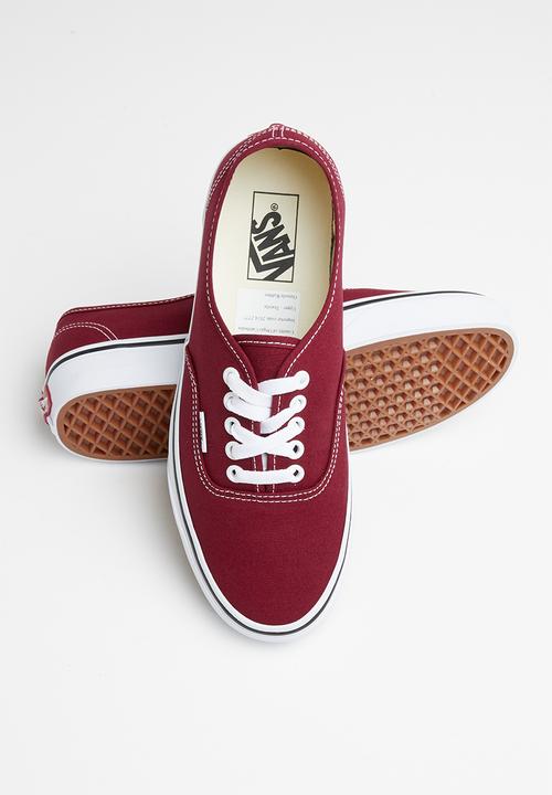 Vans - Vans authentic - rumba red & true white