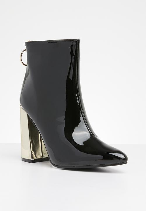 Superbalist - Piper ankle boot - black & gold
