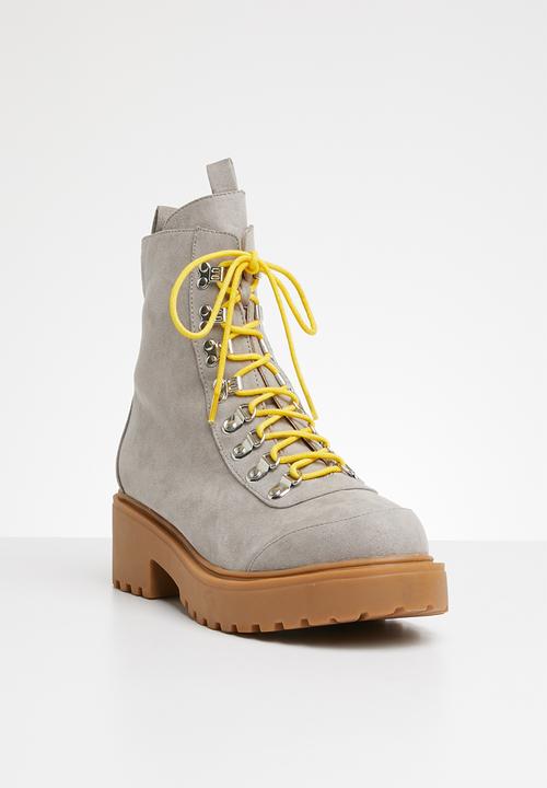 Superbalist - Reagan lace up boot - grey