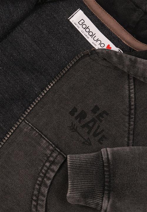 MINOTI - Fleece zip thru - grey