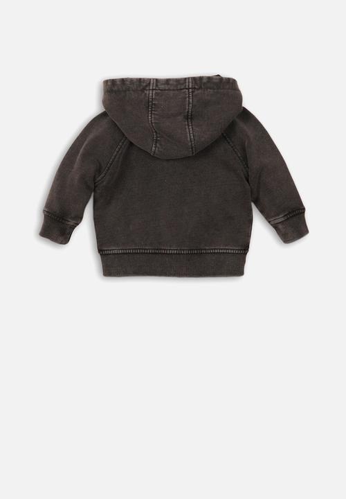 MINOTI - Fleece zip thru - grey