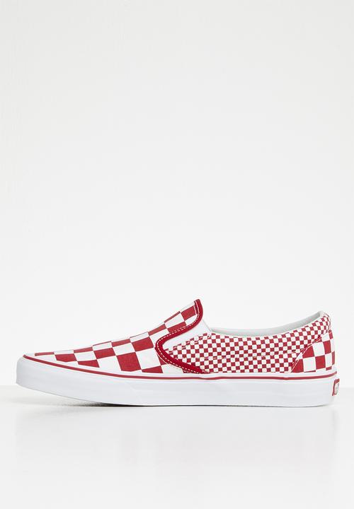 Vans - Classic slip-on - mix checker chili pepper & true white