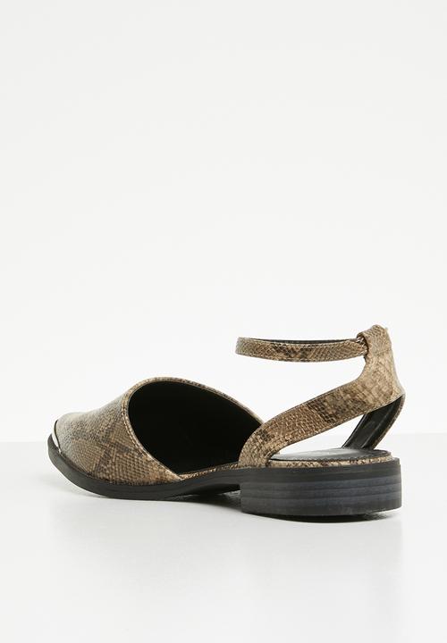 Superbalist - Zoe ankle strap pump - brown