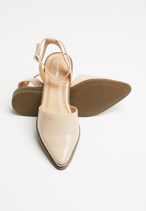 Superbalist - Zoe ankle strap pump - neutral