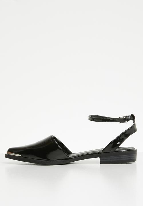 Superbalist - Zoe ankle strap pump - black