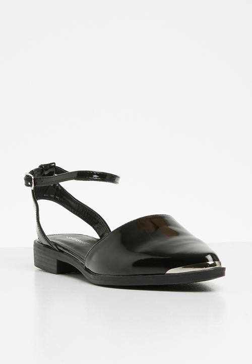 Superbalist - Zoe ankle strap pump - black