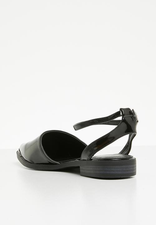 Superbalist - Zoe ankle strap pump - black