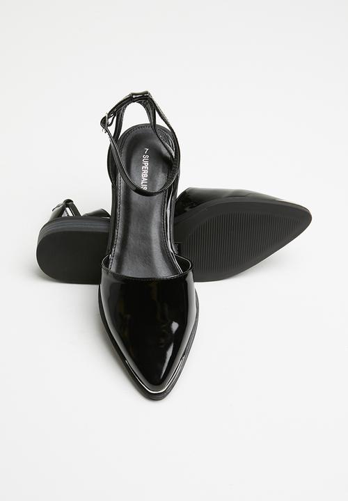 Superbalist - Zoe ankle strap pump - black