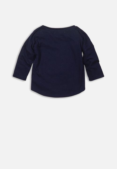 MINOTI - Long sleeve top - navy