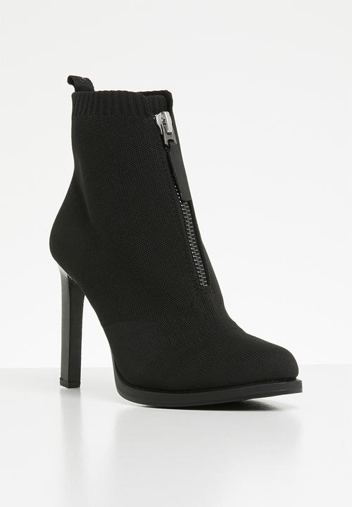 G-STAR - Strett heel boot - black