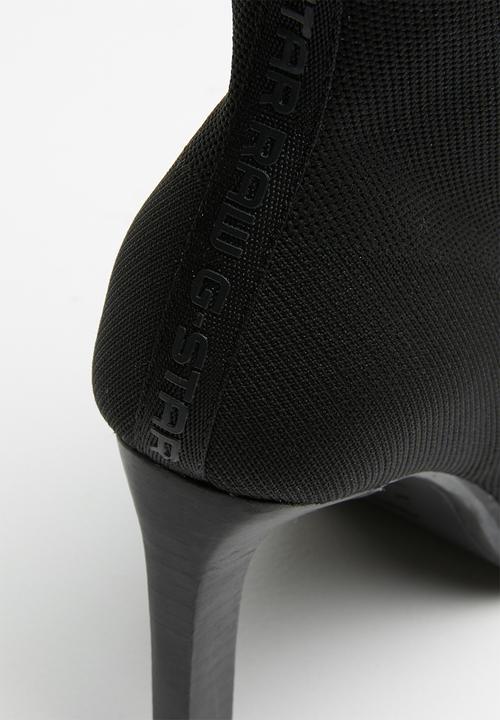 G-STAR - Strett heel boot - black