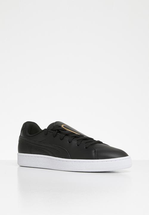 PUMA - Basket Crush Emboss - Puma black-Puma team gold