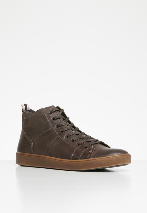 Jack & Jones - Duncan leather sneakers - brown