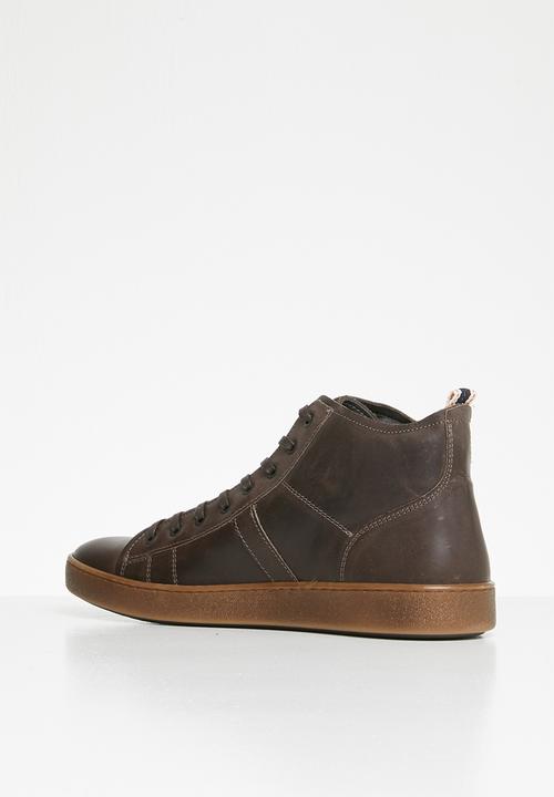 Jack & Jones - Duncan leather sneakers - brown