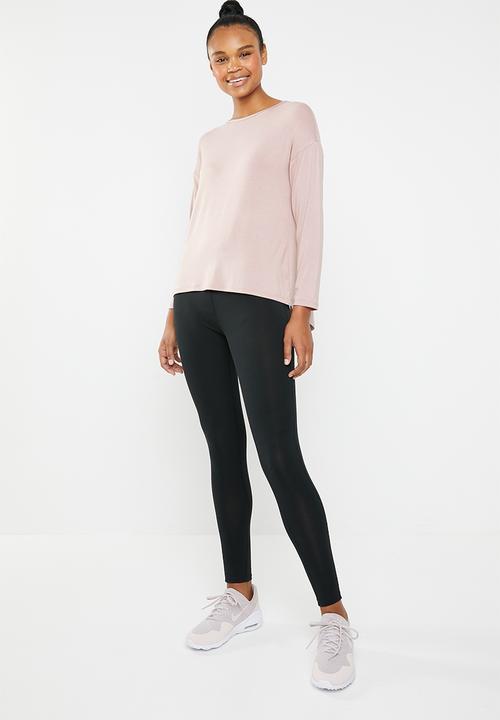 Superbalist - Drop shoulder long sleeve top - dusty pink