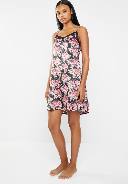 edit - Vintage chemise - black