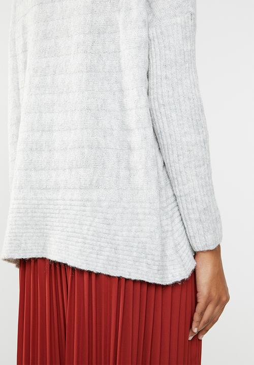 Superbalist - Soft touch turtle neck knit - grey